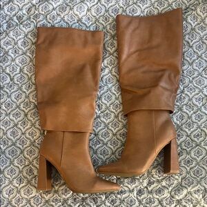 Journee Collection Tan Knee-High Women's Boots